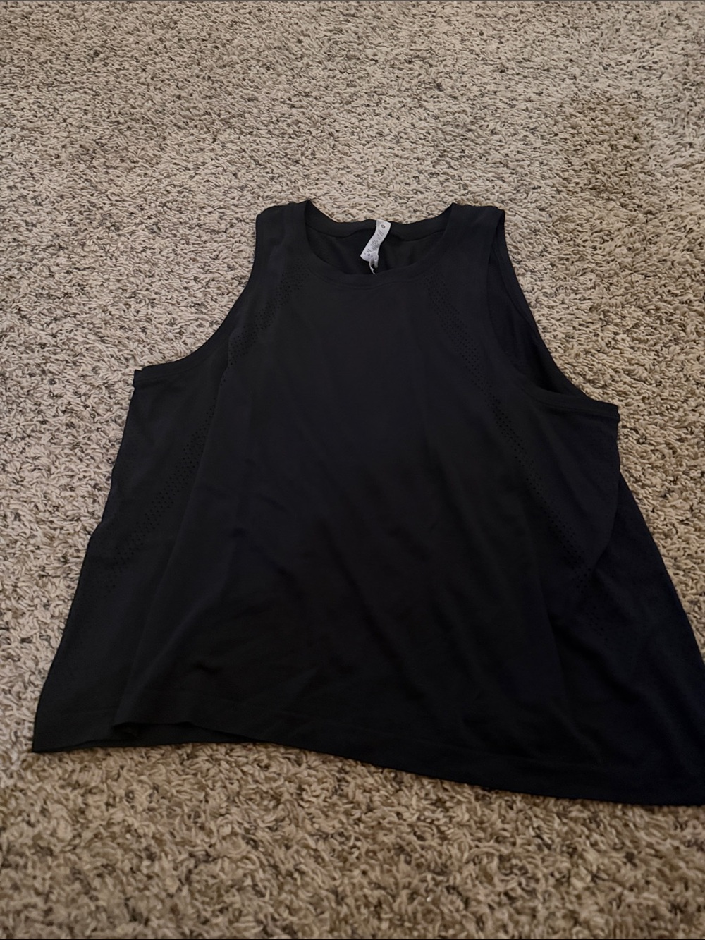 lululemon athletica Women's Black Sleeveless Tank